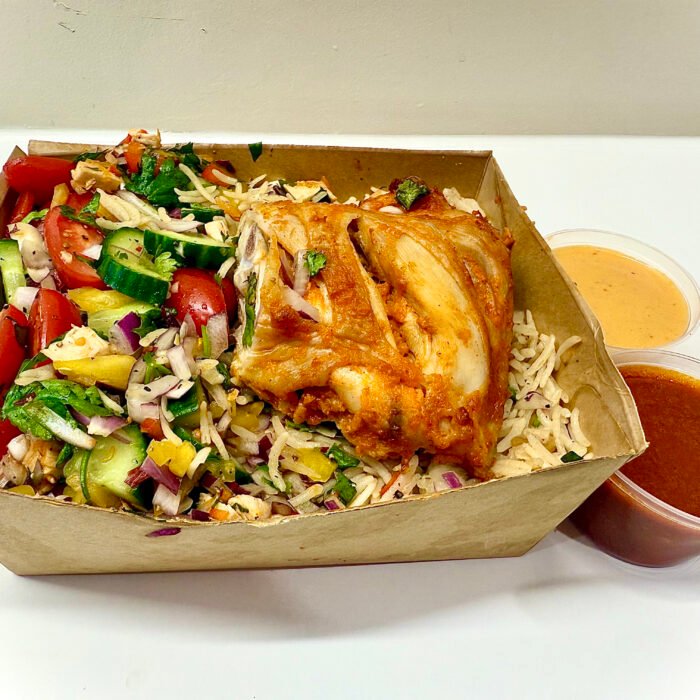 Rice box with thigh