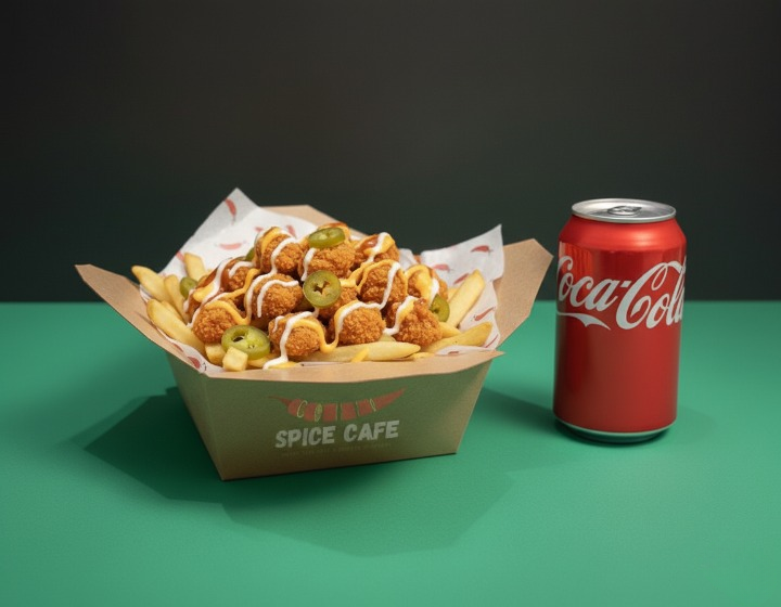 Volcano Chicken Fry Chips Meal