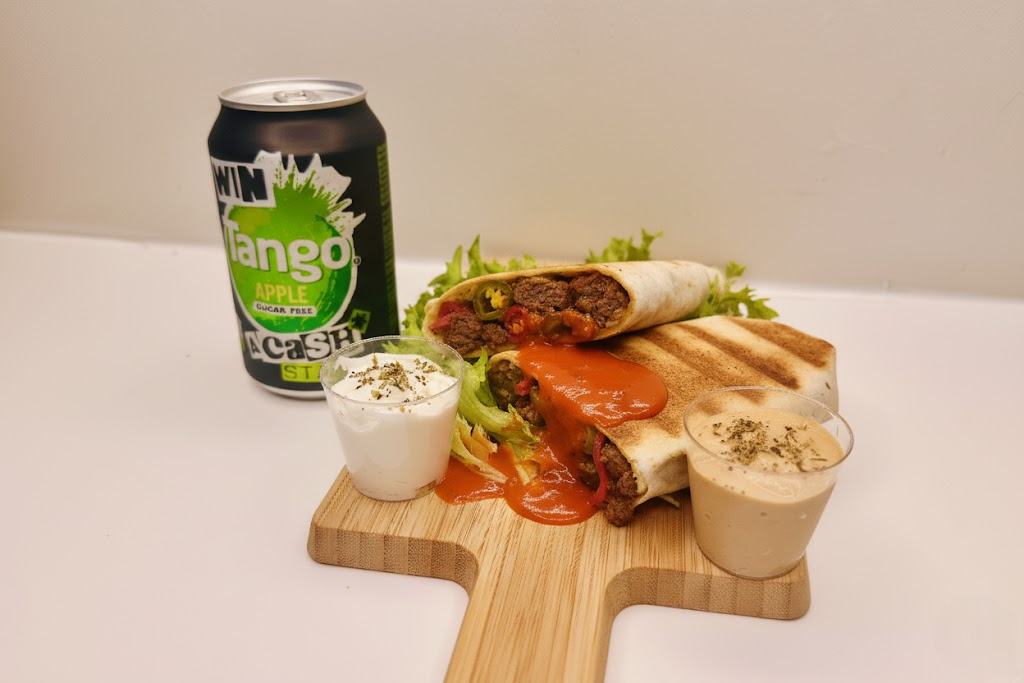 Fiery Smashed Beef Wrap Meal