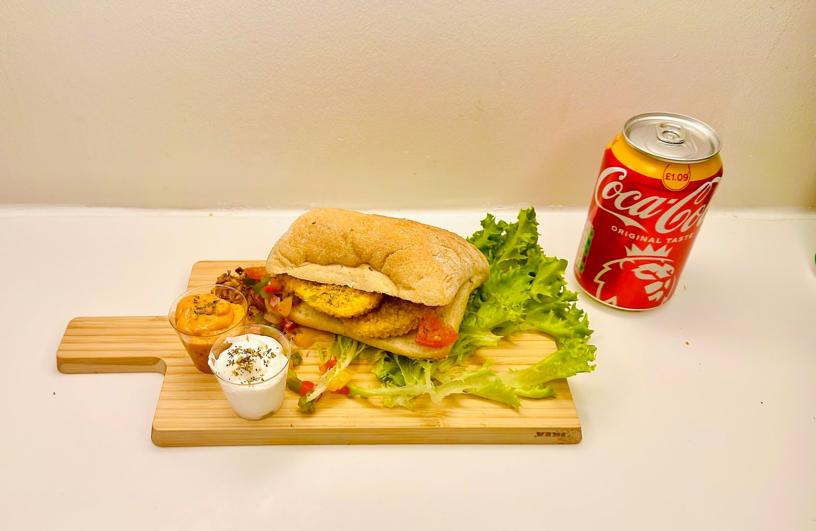 Scallop Chicken Panini Meal